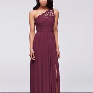 Brides maid WINE colored dress